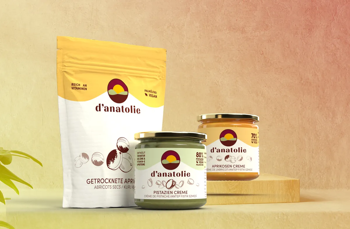 d'anatolie Produkte aufgestellt